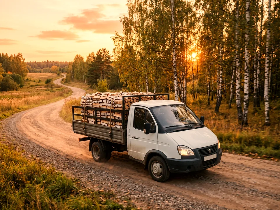 Доставка дров в Волгограде — газель представительства Волгоград